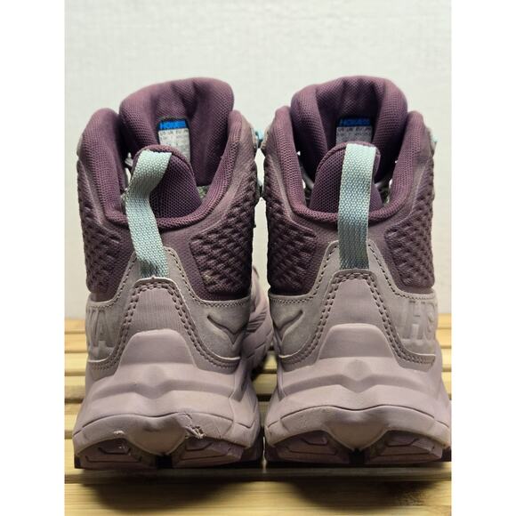 Hoka One Womens Purple Anacapa Mid GTX Gore-Tex Boots Size 8.5B - Picture 8 of 12